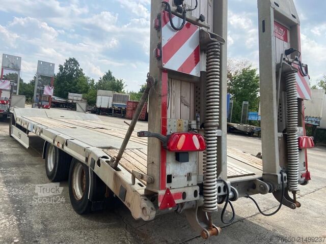 Žemagrindė platforma priekaba Fliegl DTS 300  3 Achs Tiefladeranhänger