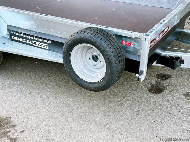  Brian James Trailers GENERAL PLANT 551-4018-35-3-12 | TRIDEM | SCHWERLASTRAMPE 400X180CM 3500KG BAUMASCHINENANHÄNGER | SCHWARZ