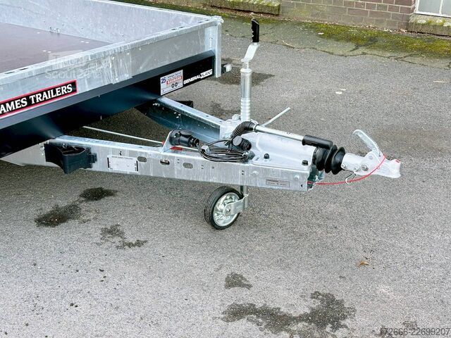  Brian James Trailers GENERAL PLANT 551-4018-35-3-12 | TRIDEM | SCHWERLASTRAMPE 400X180CM 3500KG BAUMASCHINENANHÄNGER | SCHWARZ