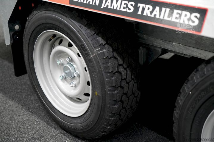 Baumaschinenanhänger Brian James Trailers GENERAL PLANT 551-4017-35-2-13 | SCHWERLASTRAMPE 400X170CM 3500KG BAUMASCHINENANHÄNGER | SCHWARZ