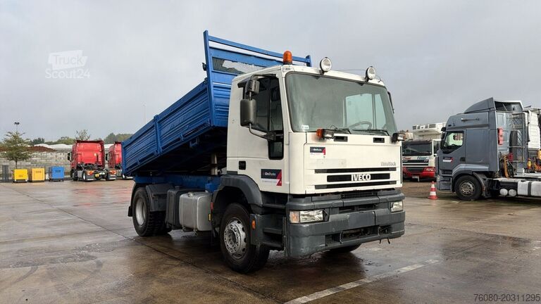 Ανατρεπόμενο φορτηγό Iveco Eurotech 190 E 34 (POMPE MANUELLE / BOITE MANUE...