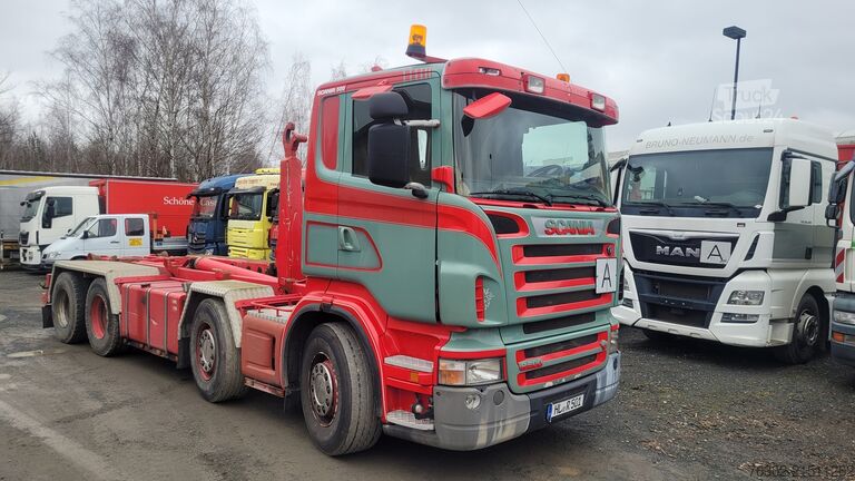Abrollkipper SCANIA R 500 V 8 8x4 Meiller RK 20.70