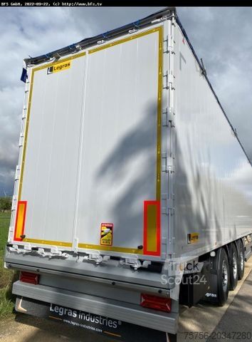 Oplegger met walking floor LEGRAS Schubboden FMA Standard 91,4 m³, Seitenschutzpla