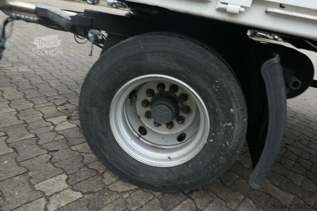 Lågbyggd trailer MEUSBURGER MPJ 3, Rampen, Luft-Lift, Bordwände, Container
