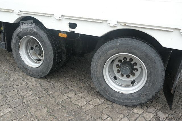 Lågbyggd trailer MEUSBURGER MPJ 3, Rampen, Luft-Lift, Bordwände, Container
