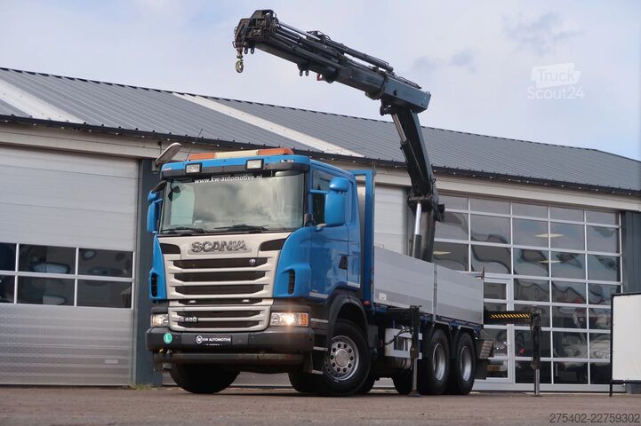 Camion-grue Scania G480 6X4LB/ HIAB 244 5 24T/ 3 PEDAL/ RETARDER/