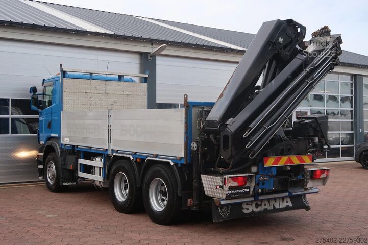 Camion-grue Scania G480 6X4LB/ HIAB 244 5 24T/ 3 PEDAL/ RETARDER/