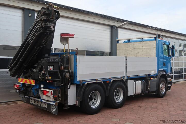 Camion-grue Scania G480 6X4LB/ HIAB 244 5 24T/ 3 PEDAL/ RETARDER/