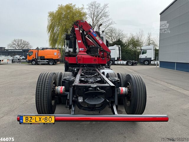 Fahrgestell mit Fahrerhaus Man TGS 26.320 HMF 18 Tonmeter laadkraan