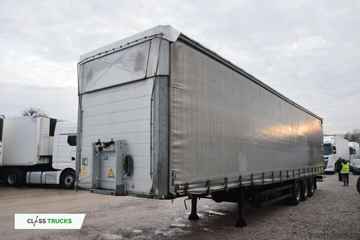 Open semitrailer with tarp SCHMITZ CARGOBULL SCS24/L Varios