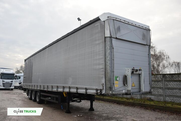 Open semitrailer with tarp SCHMITZ CARGOBULL SCS24/L Varios