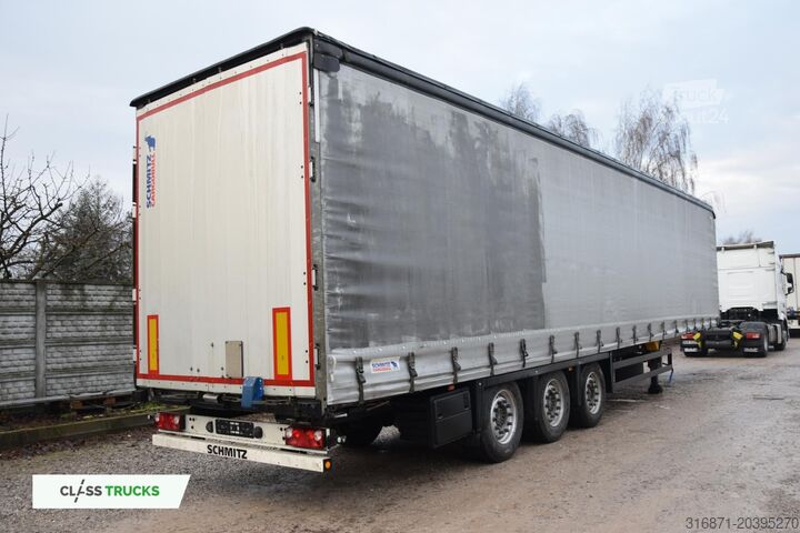Open semitrailer with tarp SCHMITZ CARGOBULL SCS24/L Varios