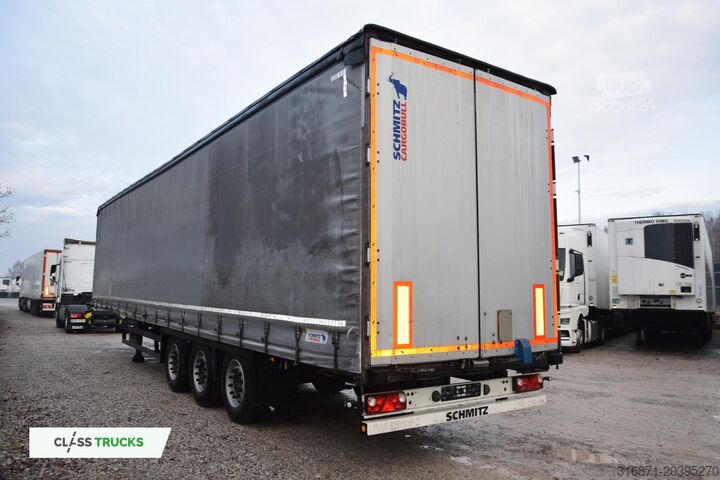 Open semitrailer with tarp SCHMITZ CARGOBULL SCS24/L Varios