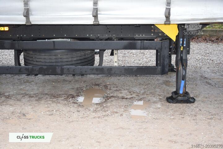 Open semitrailer with tarp SCHMITZ CARGOBULL SCS24/L Varios