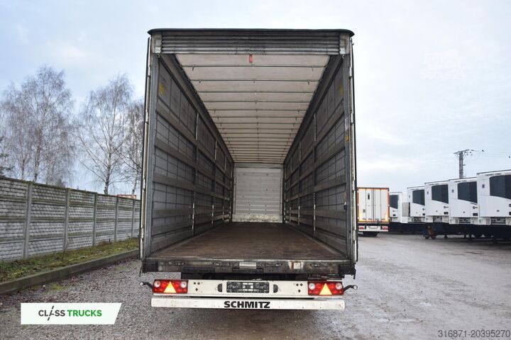 Open semitrailer with tarp SCHMITZ CARGOBULL SCS24/L Varios