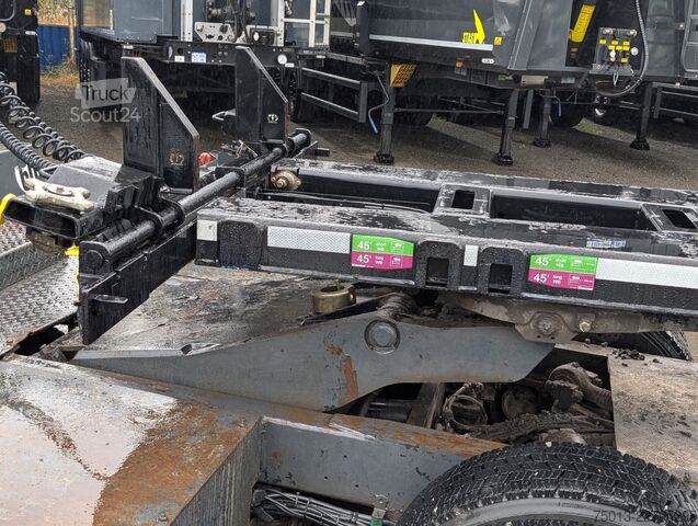 Keitimo kėbulo puspriekabė KRONE Multi- Containerchassis eLTU70, erst 128.000 Km