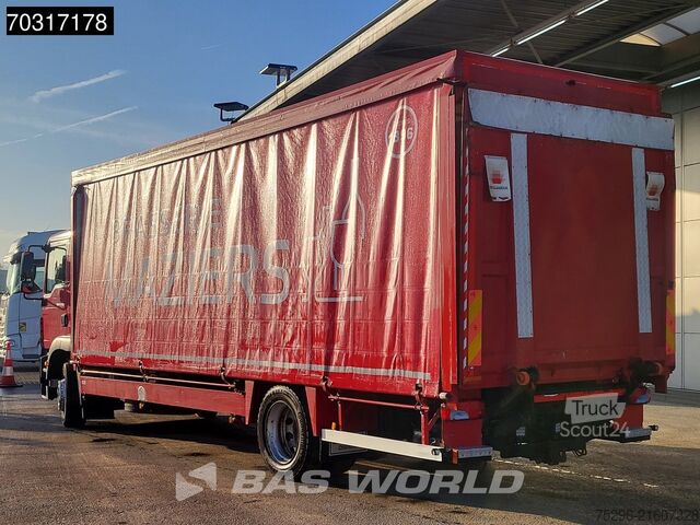 Плъзгащ се брезент MAN TGM 15.250 4X2 16tonner Curtainsides 2500kg Lad...