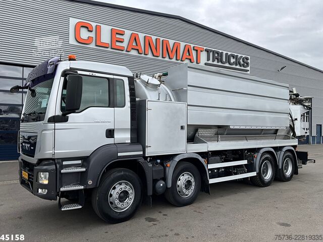 Saugfahrzeug MAN TGS 41.440 8x4 Euro 6 Wicom Combi Just 85.658 km!