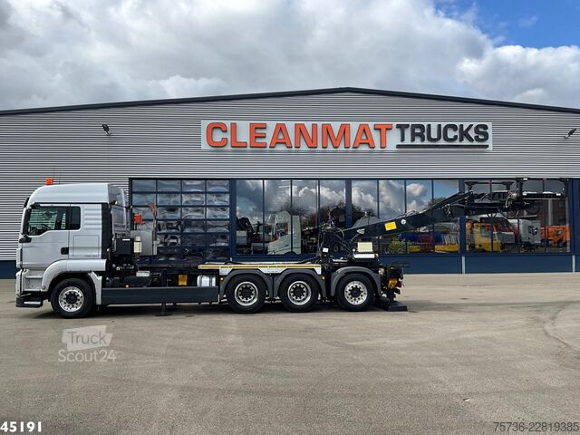 Containertransport Man TGS 35.480 Euro 6 8x4 Deuringer Garagetransporter