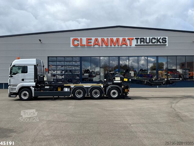 Containertransport Man TGS 35.480 Euro 6 8x4 Deuringer Garagetransporter