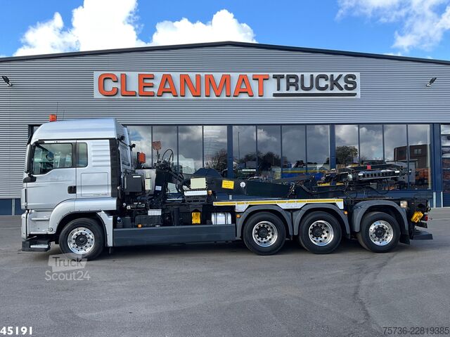 Containertransport Man TGS 35.480 Euro 6 8x4 Deuringer Garagetransporter