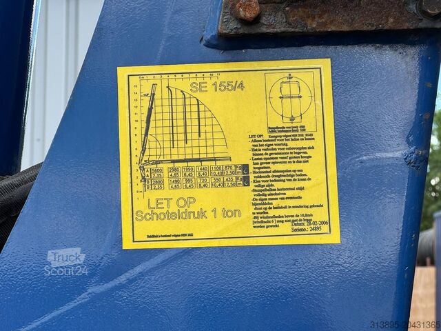Standard tractor MAN TGA 18.310, Crane Pesci SE155N/4, Manual Kran, ...