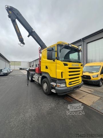 Standard tractor unit SCANIA R480 6x4 Holzkran