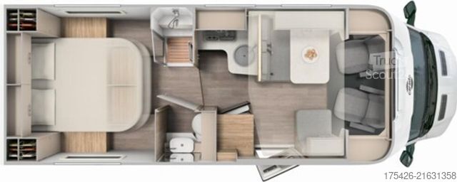 Half-integraal camper CARADO Edition25 T Ford 449 *Assistenz-Paket*