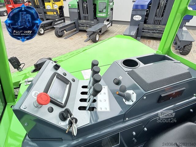 Wózek widłowy czterokierunkowy Combilift CB4000 GAS TRIPLEX 6450MM POSITIONER