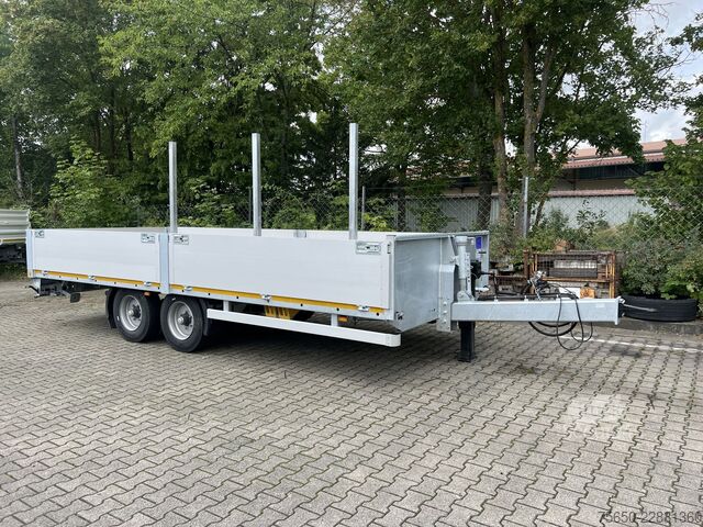 Åben trailer Möslein THT 11 G 6,2 L  Tandem- Pritschenanhänger- Tieflader