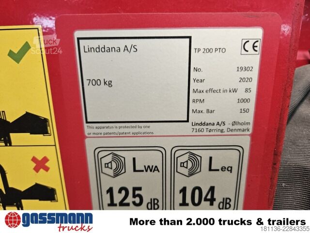Zemědělský stroj  Holzhäcksler Linddana A/S TP 200 PTO