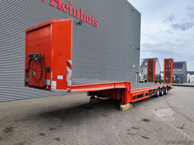 Semi-remorque surbaissée Meusburger MTS-3 Bridge Ramps Winch