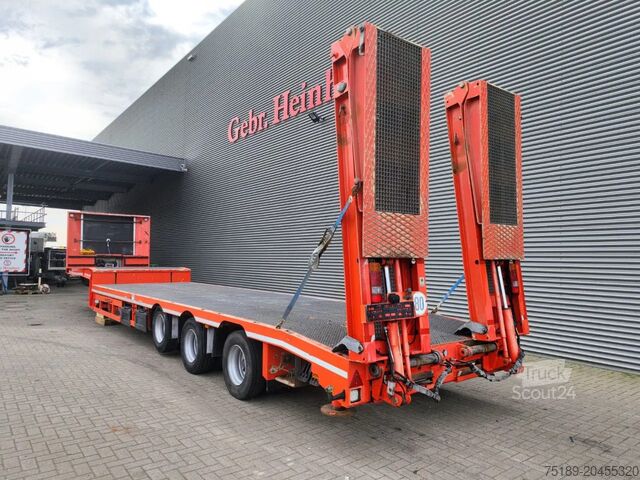 Semi-remorque surbaissée Meusburger MTS-3 Bridge Ramps Winch