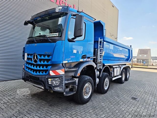 Pašizgāzējs Mercedes-Benz Arocs 4142 8x8 Carnehl Hardox Muldenkipper2 Pie...