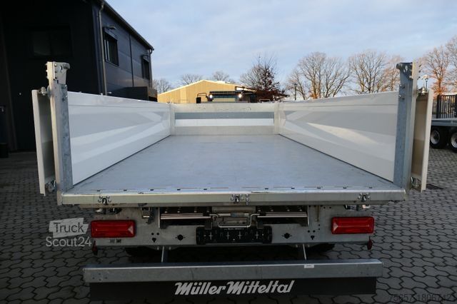 Lågbyggd trailer MÜLLER-MITTELTAL 18 to. Tand.-Stahl - Strong -3 Seiten mit Rampen