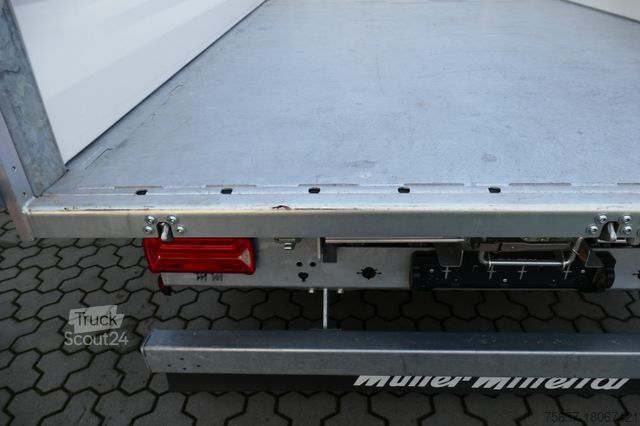 Lågbyggd trailer MÜLLER-MITTELTAL 18 to. Tand.-Stahl - Strong -3 Seiten mit Rampen