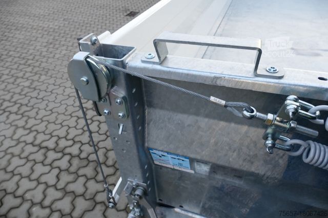 Tresidigt tippvagnssläp MÜLLER-MITTELTAL 18 to. Tand.-Stahl - Strong -3 Seiten mit Rampen