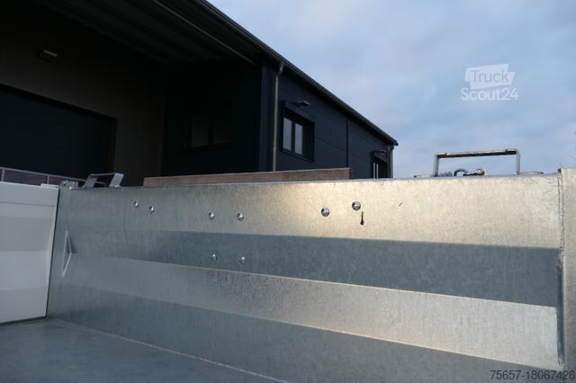 Tresidigt tippvagnssläp MÜLLER-MITTELTAL 18 to. Tand.-Stahl - Strong -3 Seiten mit Rampen