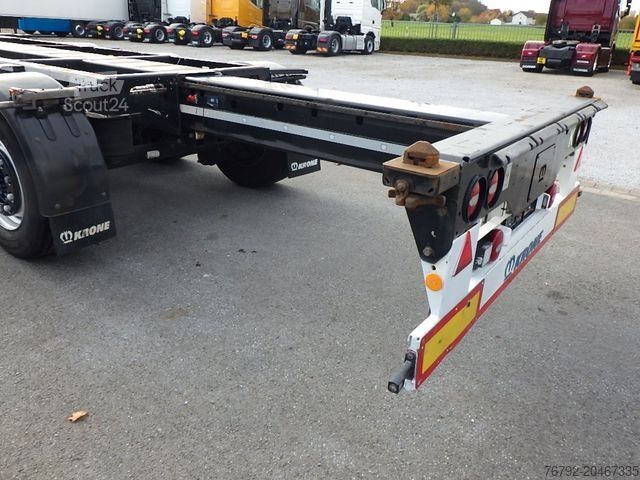 Wissellaadbak oplegger KRONE SDC 27 eLTU70 Containerchass. 45'/Tele/Luft/Lift