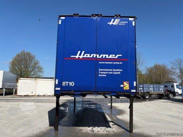 Nadwozie wymienne z platformą i plandeką Krone BDF System 7.450 mm lang