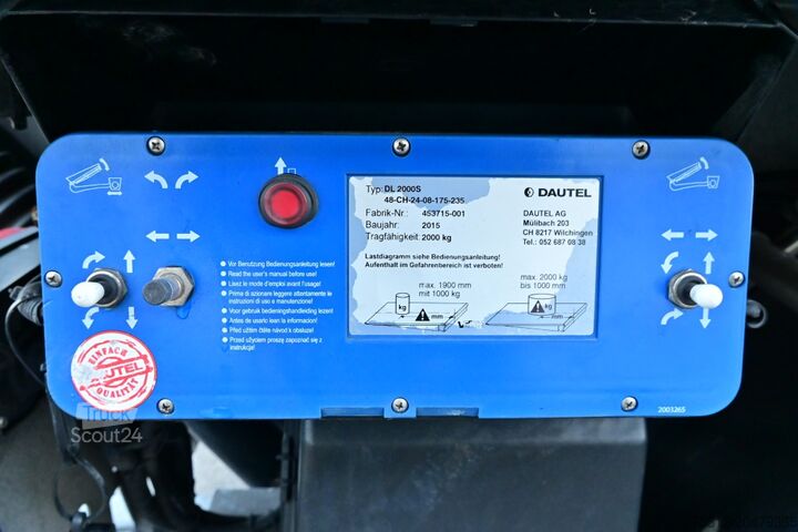 Box trailer  FAKA DS18  LBW Durchlader Reifen 60%