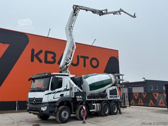 Betono siurblys Mercedes-Benz Arocs 3246 8x4 PUTZMEISTER PUMI 28 m / 7 m3 / F...