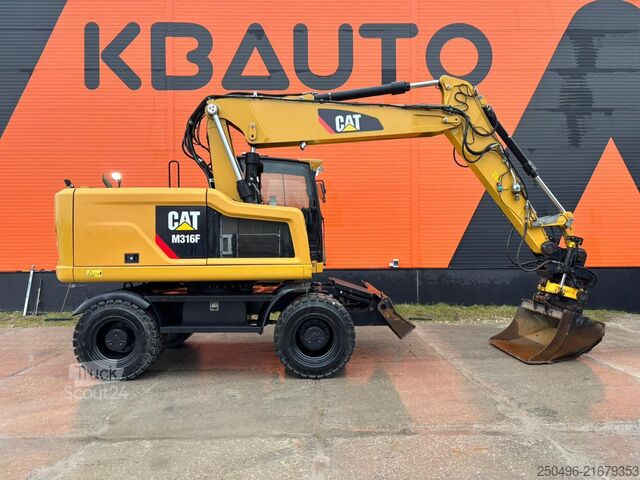 Koparka kołowa Caterpillar M 316 F TILTROTATOR / AC / CENTRAL LUBRICATION