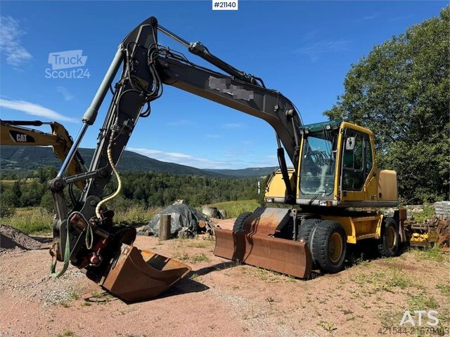 Ratinis ekskavatorius Volvo EW160B Wheel excavator w/ tilt and bucket