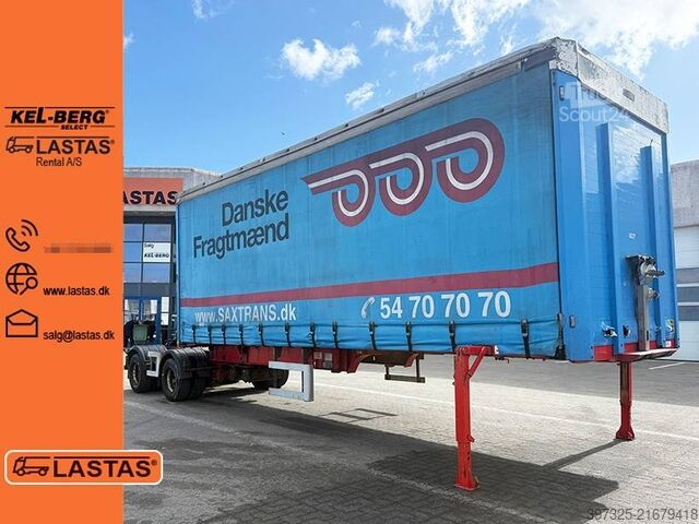 Drsne ponjave Kel-Berg Curtain Drawbar trailer / Plane Zwischenauflieger