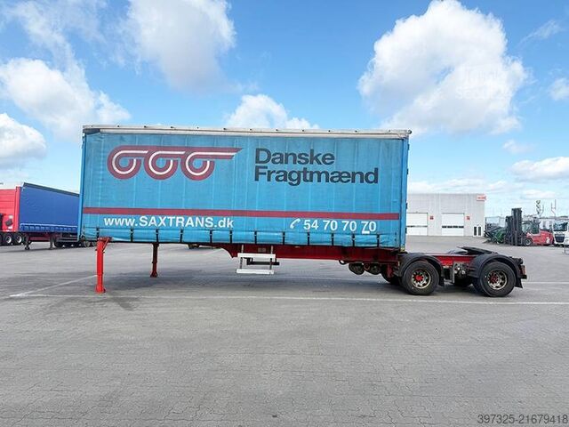 Drsne ponjave Kel-Berg Curtain Drawbar trailer / Plane Zwischenauflieger