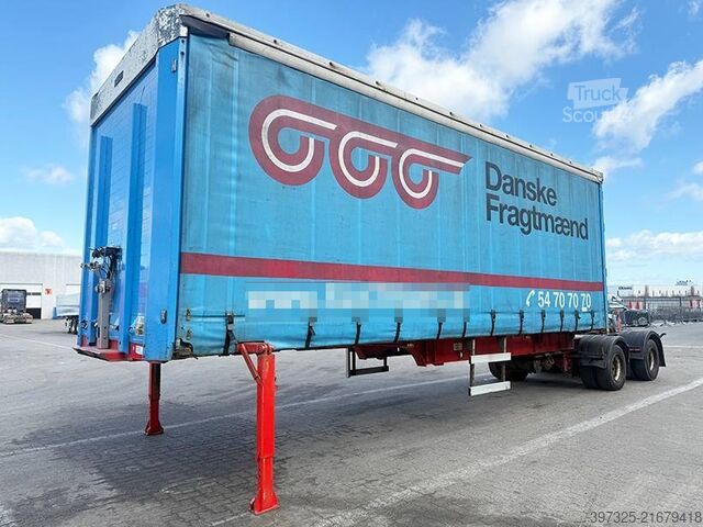 Drsne ponjave Kel-Berg Curtain Drawbar trailer / Plane Zwischenauflieger