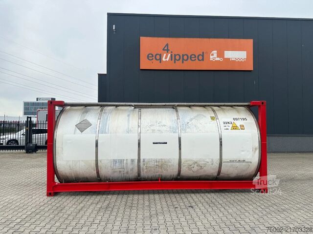 Cisternový kontejner Welfit Oddy 20FT ISO / 24.970L / 1-COMP. / T11 / 22K2 / va...