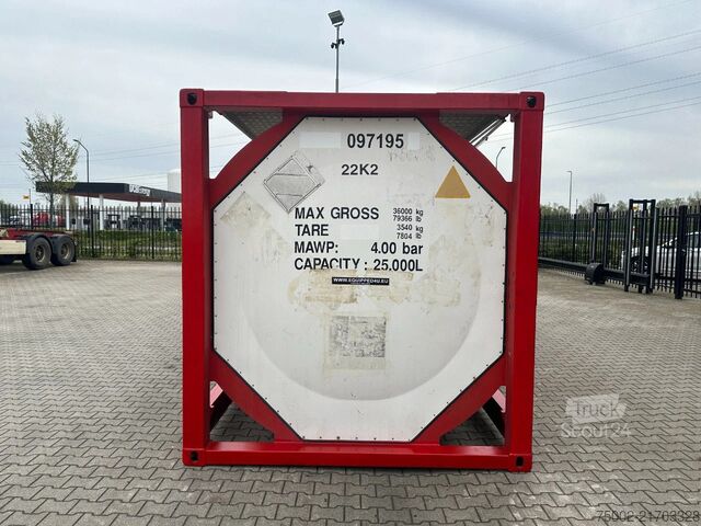 Cisternový kontejner Welfit Oddy 20FT ISO / 24.970L / 1-COMP. / T11 / 22K2 / va...