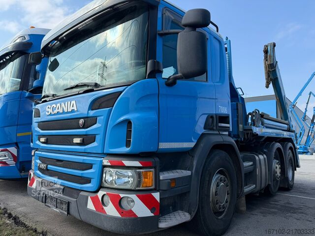 Absetzkipper LKW Scania P450 + F.X. Meiller AK 16.T